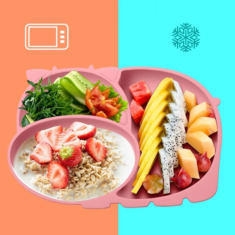 Children's Sucking Disc Divided Bowl Tableware Complementary Food Baby Drop-Resistant Eat Training Feeding Dinnerware Set 
Children's Sucking Disc Divided Bowl Tableware Complementary Food Baby Drop-Resistant Eat Training Feeding Dinnerware Set