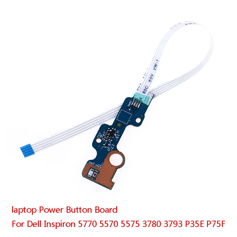 Новая плата с кнопками питания для ноутбука Dell Inspiron 5770 5570 5575 3780 3793 P35E P75F
Новая плата с кнопками питания для ноутбука Dell Inspiron 5770 5570 5575 3780 3793 P35E P75F