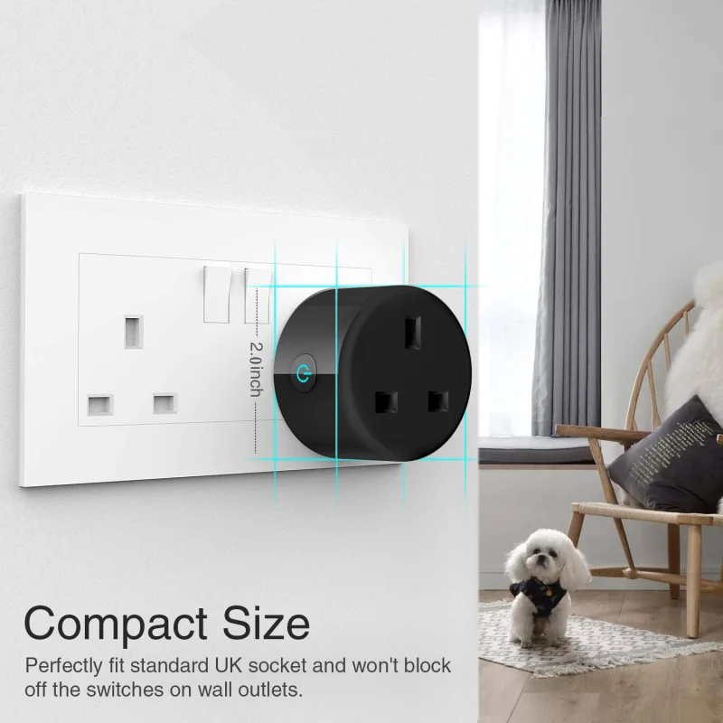 10A TUYA WIFI Smart Socket Wireless Remote Control Socket Outlet Timing Home Power Sockets Work with Alexa Google Home UK Plug
10A TUYA WIFI Smart Socket Wireless Remote Control Socket Outlet Timing Home Power Sockets Work with Alexa Google Home UK Plug