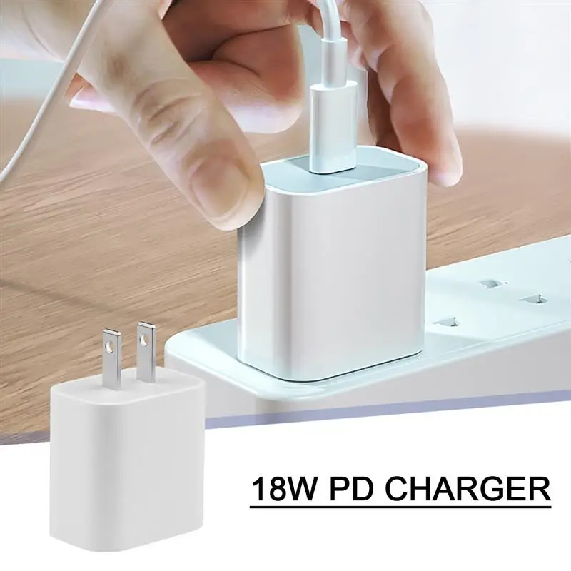 18W PD Type C USB Wall Charger Fast Charging Power Adapter Portable Travel EU/US Plug For IPhone 11/XR/XS Max/8
18W PD Type C USB Wall Charger Fast Charging Power Adapter Portable Travel EU/US Plug For IPhone 11/XR/XS Max/8