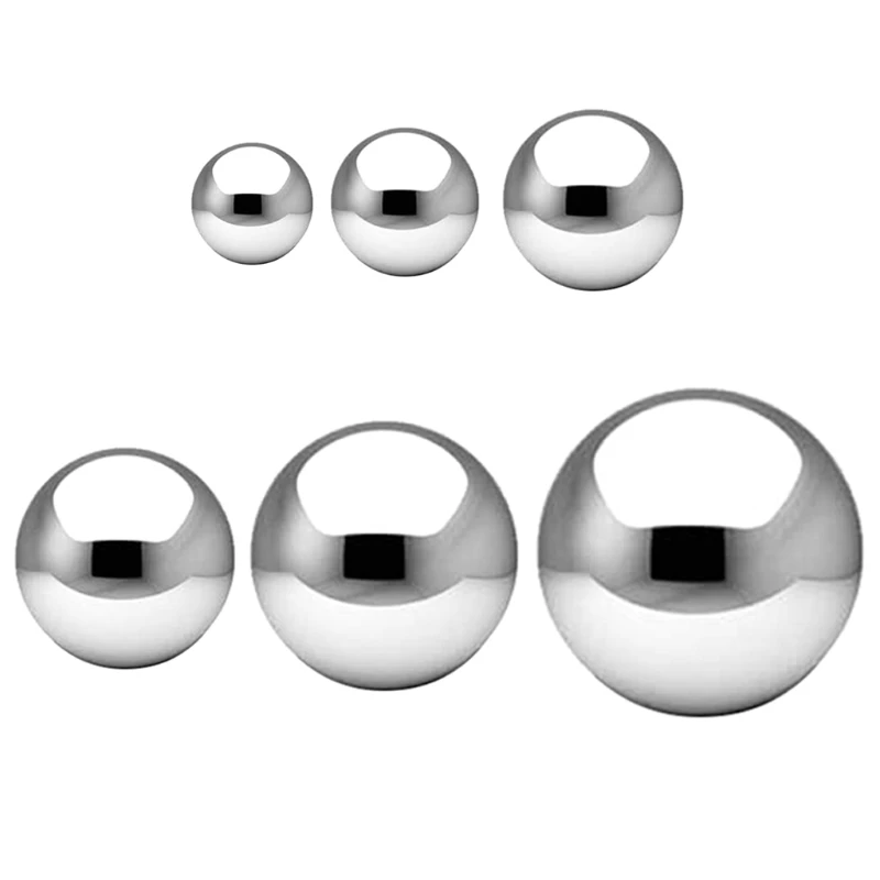 M5TA 5 Pcs Stainless Steel Gazing Balls Mirror Polished Hollow Ball Reflective Garden Sphere Floating Pond Balls Seamless Gazing
M5TA 5 Pcs Stainless Steel Gazing Balls Mirror Polished Hollow Ball Reflective Garden Sphere Floating Pond Balls Seamless Gazing