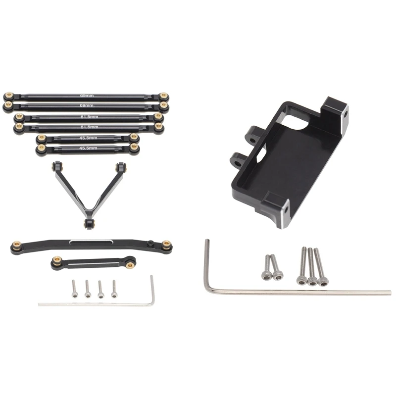 Metal Servo Mount Bracket Upgrade Accessories with Metal Front Steering Linkage Tie Rods Suspension Links Set
Metal Servo Mount Bracket Upgrade Accessories with Metal Front Steering Linkage Tie Rods Suspension Links Set