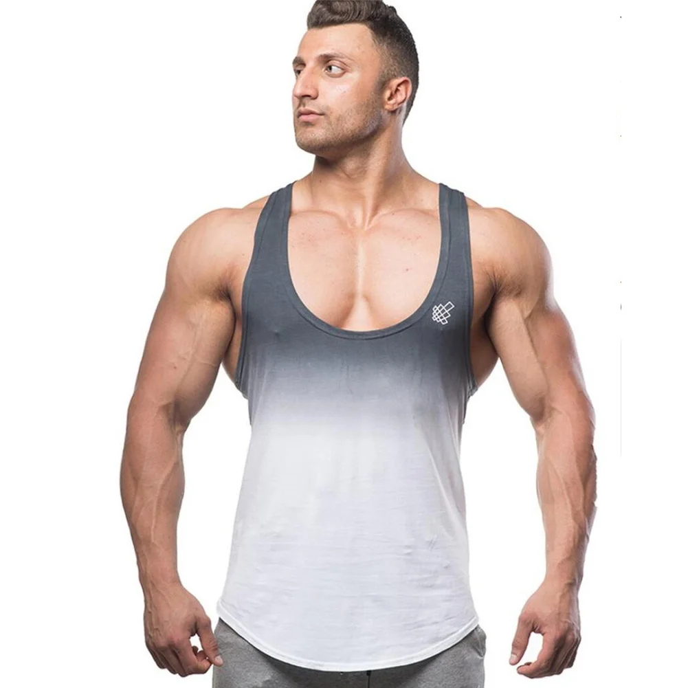 Plus size M-3XL Mens Sports Vest Sexy U-shaped Neck Tank Tops Casual Sleeveless Gradient Color Fitness Clothing
Plus size M-3XL Mens Sports Vest Sexy U-shaped Neck Tank Tops Casual Sleeveless Gradient Color Fitness Clothing