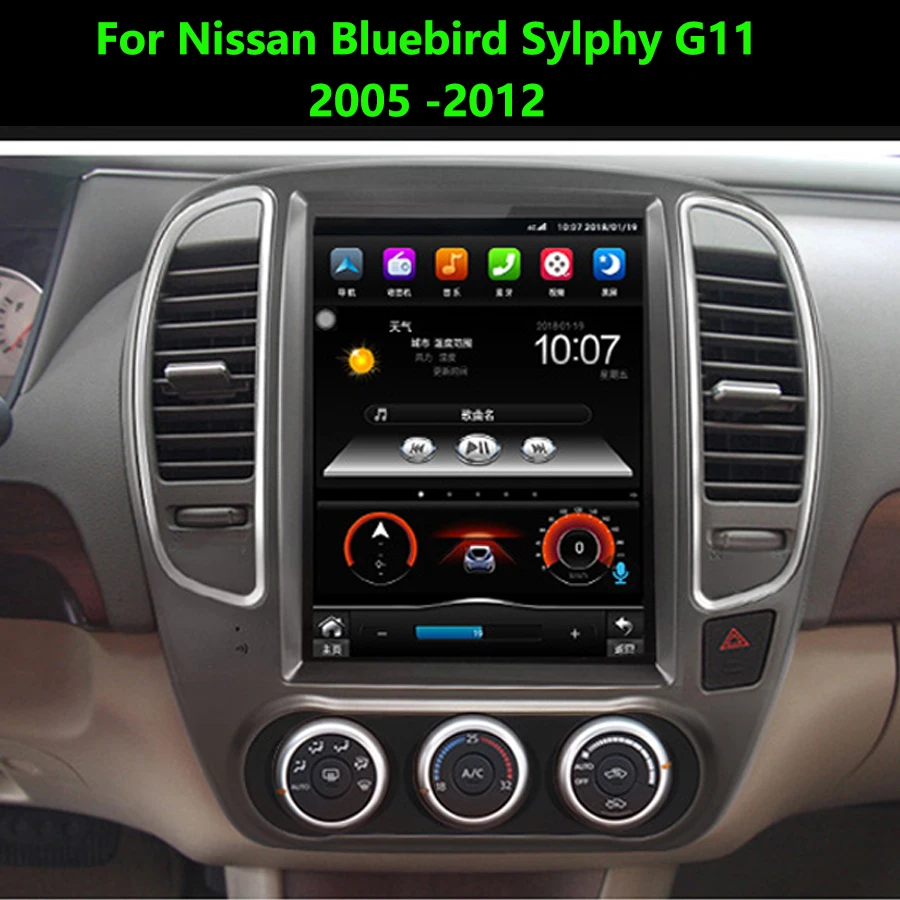 Автомобильная стереосистема на Android 11 в стиле Tesla для Nissan Bluebird Sylphy G11 2005 -2012, автомобильное радио, мультимедийный видеоплеер, навигация
Автомобильная стереосистема на Android 11 в стиле Tesla для Nissan Bluebird Sylphy G11 2005 -2012, автомобильное радио, мультимедийный видеоплеер, навигация