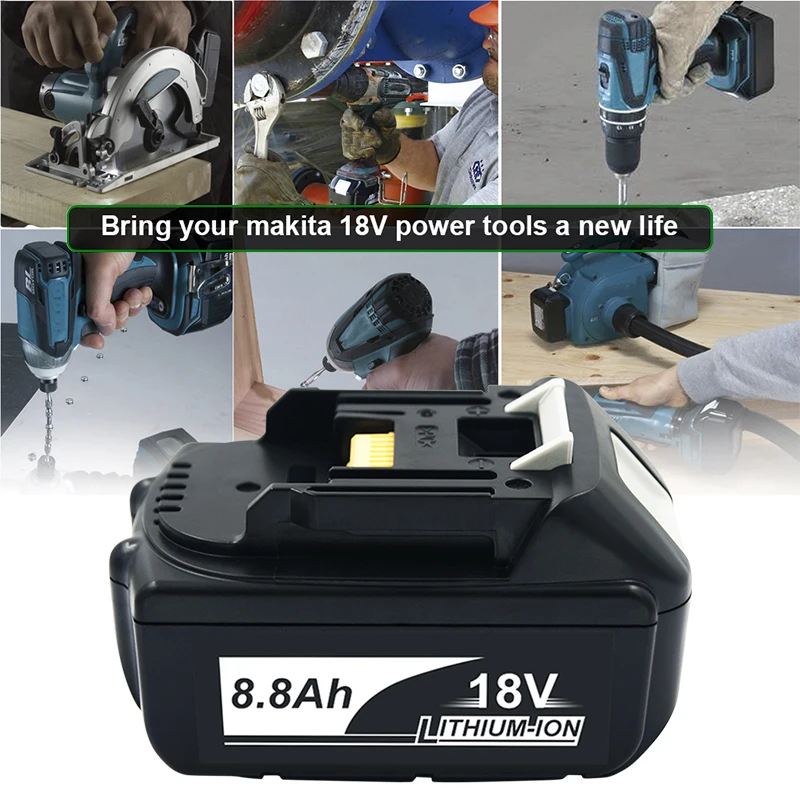2 . BL1860 18 8800 Makita 18 BL1840 BL1850 BL1830B BL1860B LXT 400 TD140D BDF454
2 . BL1860 18 8800 Makita 18 BL1840 BL1850 BL1830B BL1860B LXT 400 TD140D BDF454
