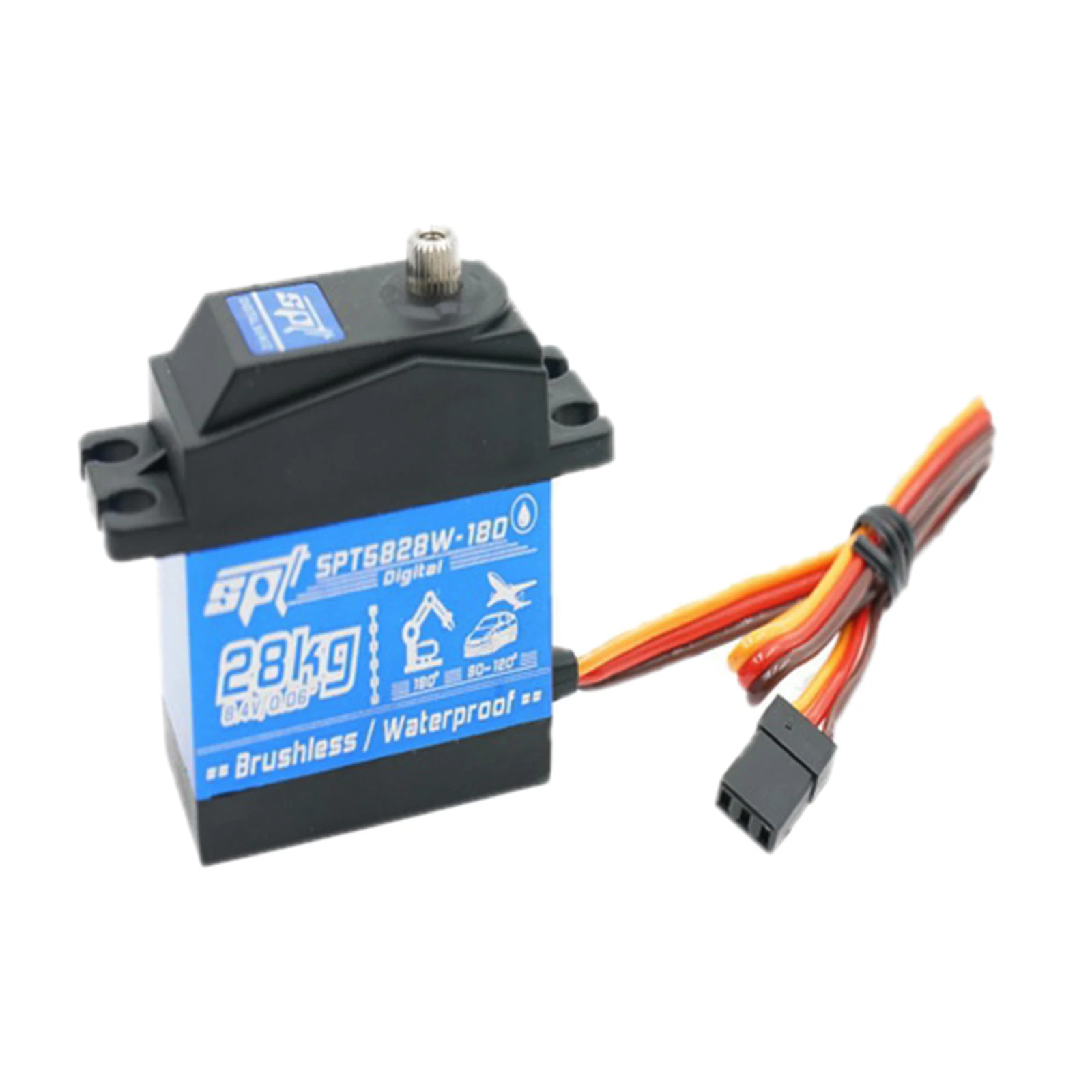 Waterproof Servo 28KG High Speed Metal Gear Digital RC Car Servo for 1/8 Remote Control RC Touring Cars Spare Parts
Waterproof Servo 28KG High Speed Metal Gear Digital RC Car Servo for 1/8 Remote Control RC Touring Cars Spare Parts