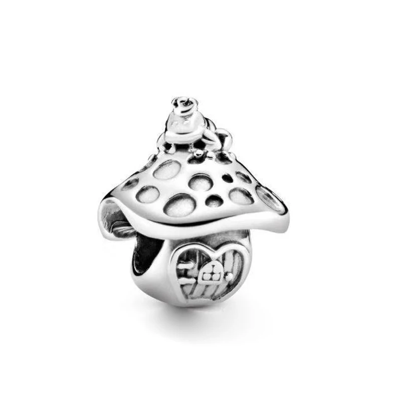 

2019 новый оригинальный 925 стерлингового серебра бисера гриб и лягушки браслеты с подвесками, соответственные Пандоре обаятельные браслеты браслет ожерелье, для женщин, сделай сам, ювелирное изделие