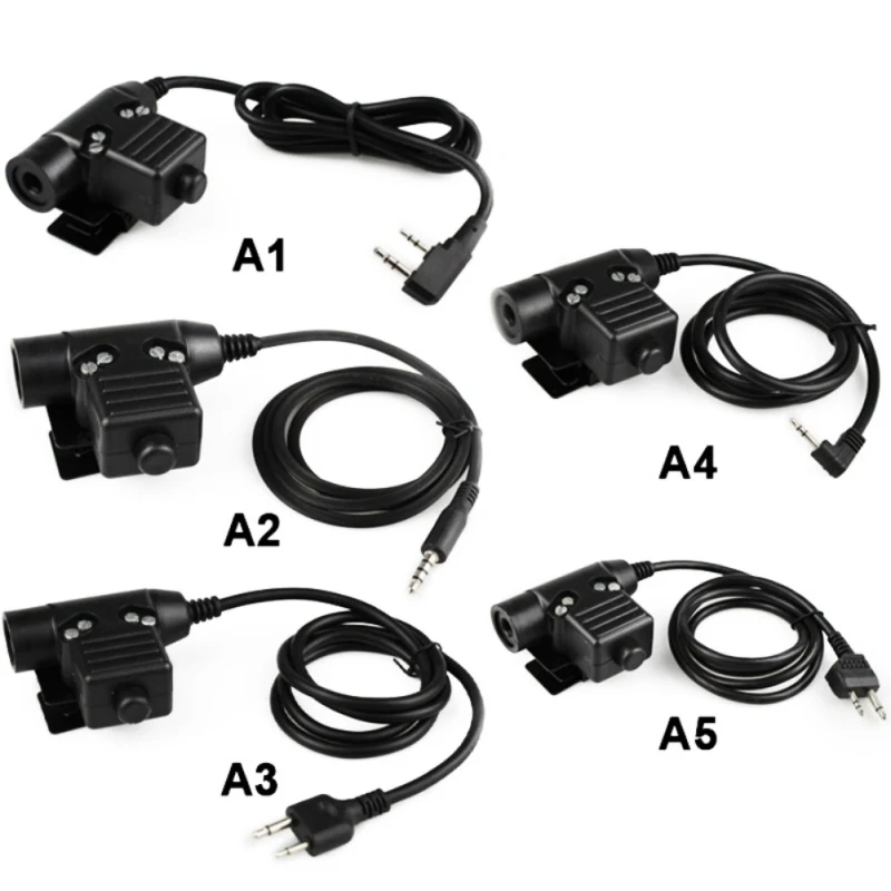 Newly Tactical Headset PTT Hunting Military Airsoft Headset Adapter HD-PTT-U94 for Tactical Headset Talkabout Mobile Phone
Newly Tactical Headset PTT Hunting Military Airsoft Headset Adapter HD-PTT-U94 for Tactical Headset Talkabout Mobile Phone
