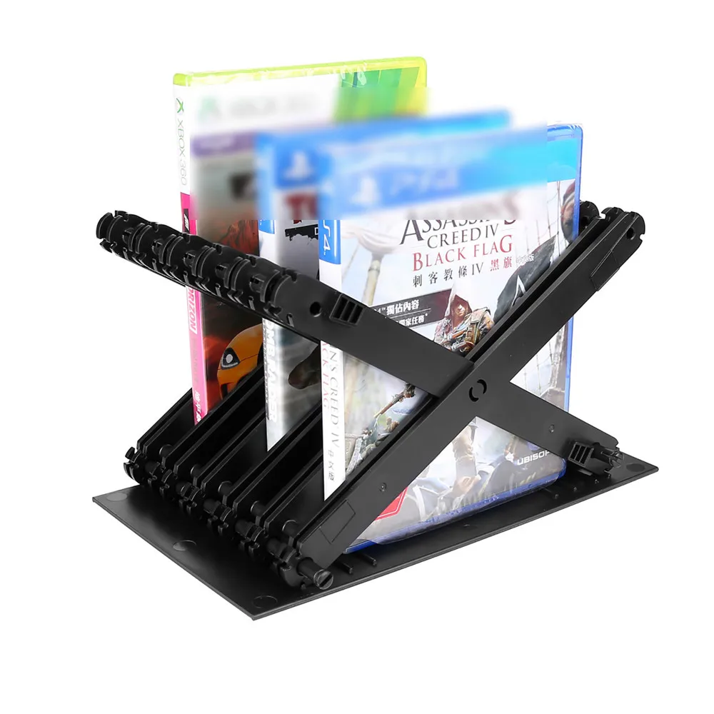 Multi-angle Universal Disc Storage Holder Foldable CD Storage Unit Rack Stand for PS series for XBOX ONES Game Disc
Multi-angle Universal Disc Storage Holder Foldable CD Storage Unit Rack Stand for PS series for XBOX ONES Game Disc