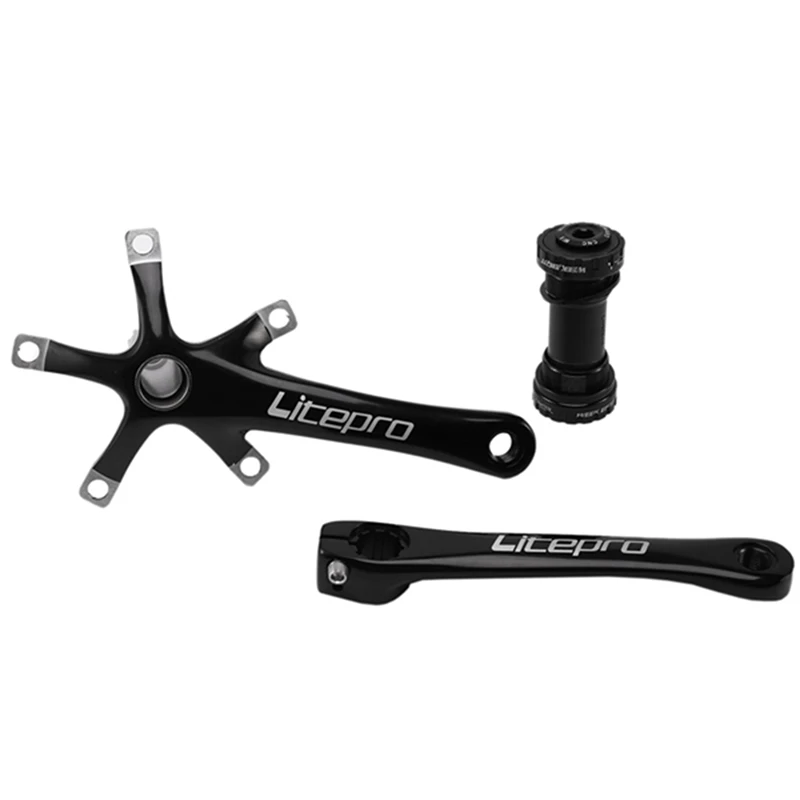 Litepro Folding Bike Aluminum Alloy Crankset for Brompton 170mm & Litepro 25.4mm Bicycle Double Stem Riser
Litepro Folding Bike Aluminum Alloy Crankset for Brompton 170mm & Litepro 25.4mm Bicycle Double Stem Riser
