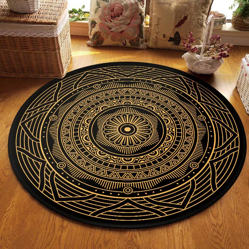 Muslim Round Carpet Retro Mandala Living Room Area Rugs Anti Slip Geometric Floor Mat for Bedroom Prayer Tatami Mat 100cm/120cm
Muslim Round Carpet Retro Mandala Living Room Area Rugs Anti Slip Geometric Floor Mat for Bedroom Prayer Tatami Mat 100cm/120cm