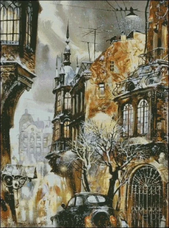 City snowfall Clear Picture Top Quality Cross Stitch Kits 14CT Unprinted Sewing kit Embroidered Handmade Decor
City snowfall Clear Picture Top Quality Cross Stitch Kits 14CT Unprinted Sewing kit Embroidered Handmade Decor