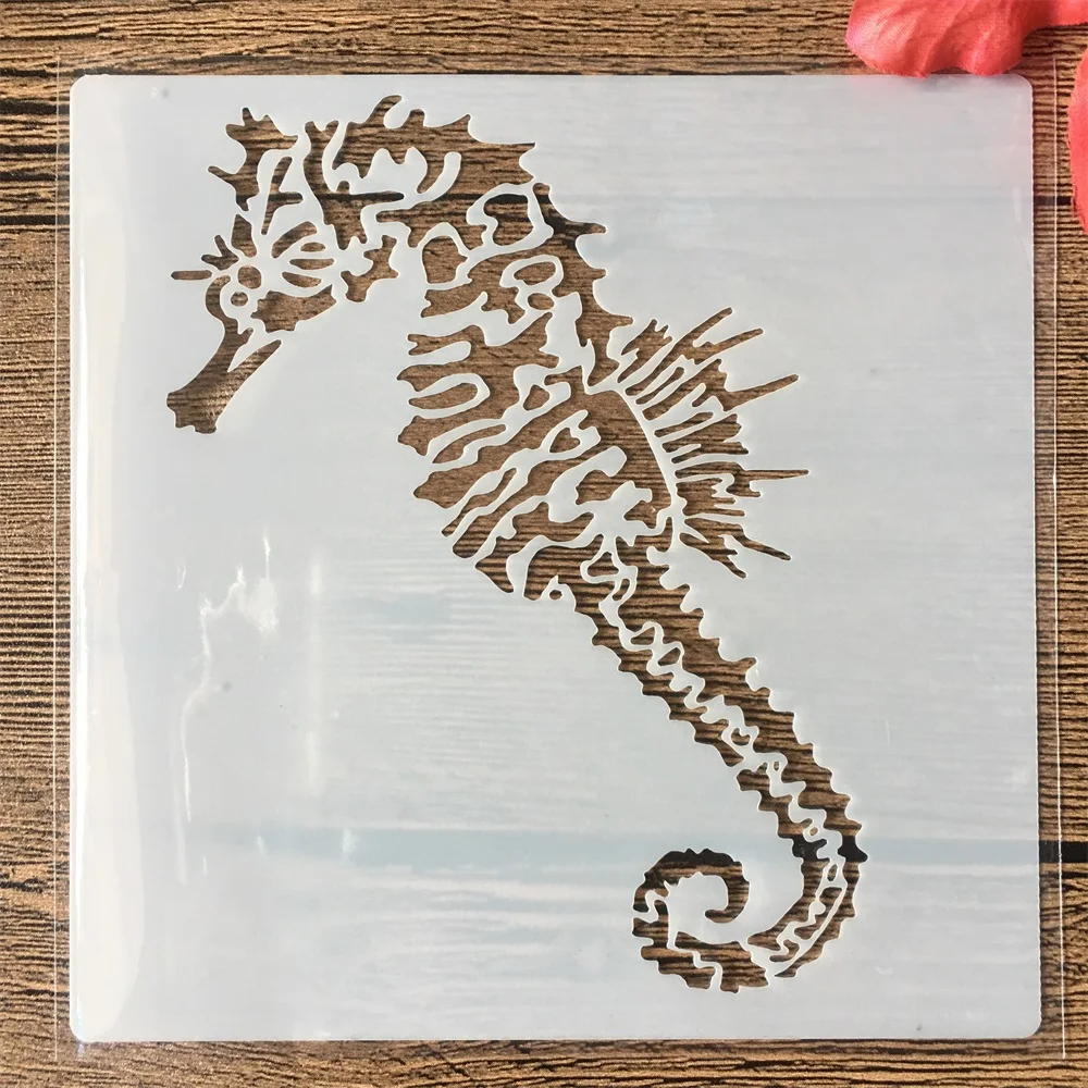 9Pcs/Set 13cm Shell Love Hippocampus DIY Layering Stencils Painting Scrapbook Coloring Embossing Album Decorative Template
9Pcs/Set 13cm Shell Love Hippocampus DIY Layering Stencils Painting Scrapbook Coloring Embossing Album Decorative Template