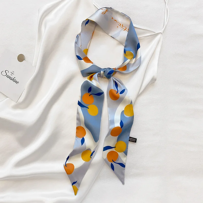 Fresh Fruit Spring Autumn New Thin Long Ribbon Women Fashion Hair Band Silk Scarf women Decorative Neckerchief Bag
Fresh Fruit Spring Autumn New Thin Long Ribbon Women Fashion Hair Band Silk Scarf women Decorative Neckerchief Bag