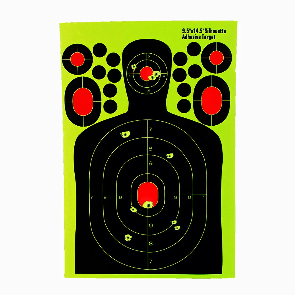 9.5 Inch Shooting Targets Stickers Adhesive Reactivity Shoot Target Paper Gun Rifle Pistol Binders Training Hunting Accessories
9.5 Inch Shooting Targets Stickers Adhesive Reactivity Shoot Target Paper Gun Rifle Pistol Binders Training Hunting Accessories