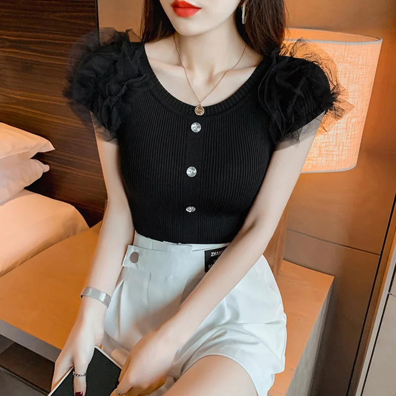 Polyester Tee Shirt Women Clothing Top Summer Solid Color Short T Shirts Women O-Neck Short Sleeves Harajuku Slim Blouse Woman
Polyester Tee Shirt Women Clothing Top Summer Solid Color Short T Shirts Women O-Neck Short Sleeves Harajuku Slim Blouse Woman