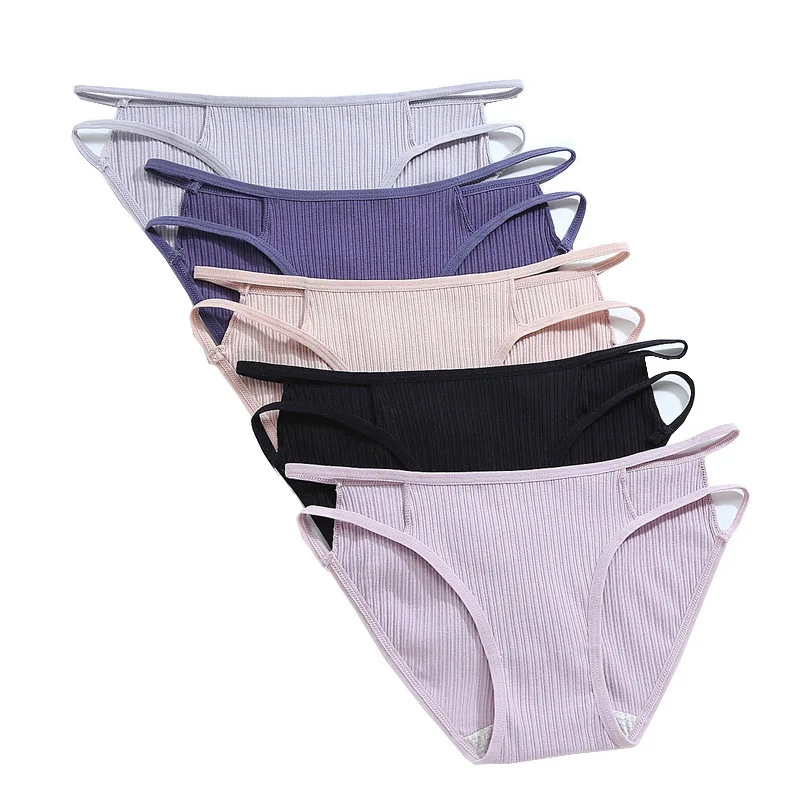 Women Girl 2pcs Sexy String Low Waist Cotton Underpants Set Female Briefs Soft Lingerie Solid Color Seamless Panties Thong 
Women Girl 2pcs Sexy String Low Waist Cotton Underpants Set Female Briefs Soft Lingerie Solid Color Seamless Panties Thong