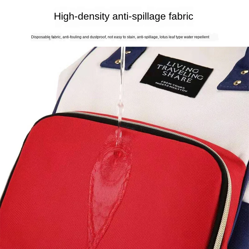 With Baby Backpack Fashion Mom Baby Diaper Bag Large Capacity Mom Outing Lightweight Outdoor Backpack Red
With Baby Backpack Fashion Mom Baby Diaper Bag Large Capacity Mom Outing Lightweight Outdoor Backpack Red