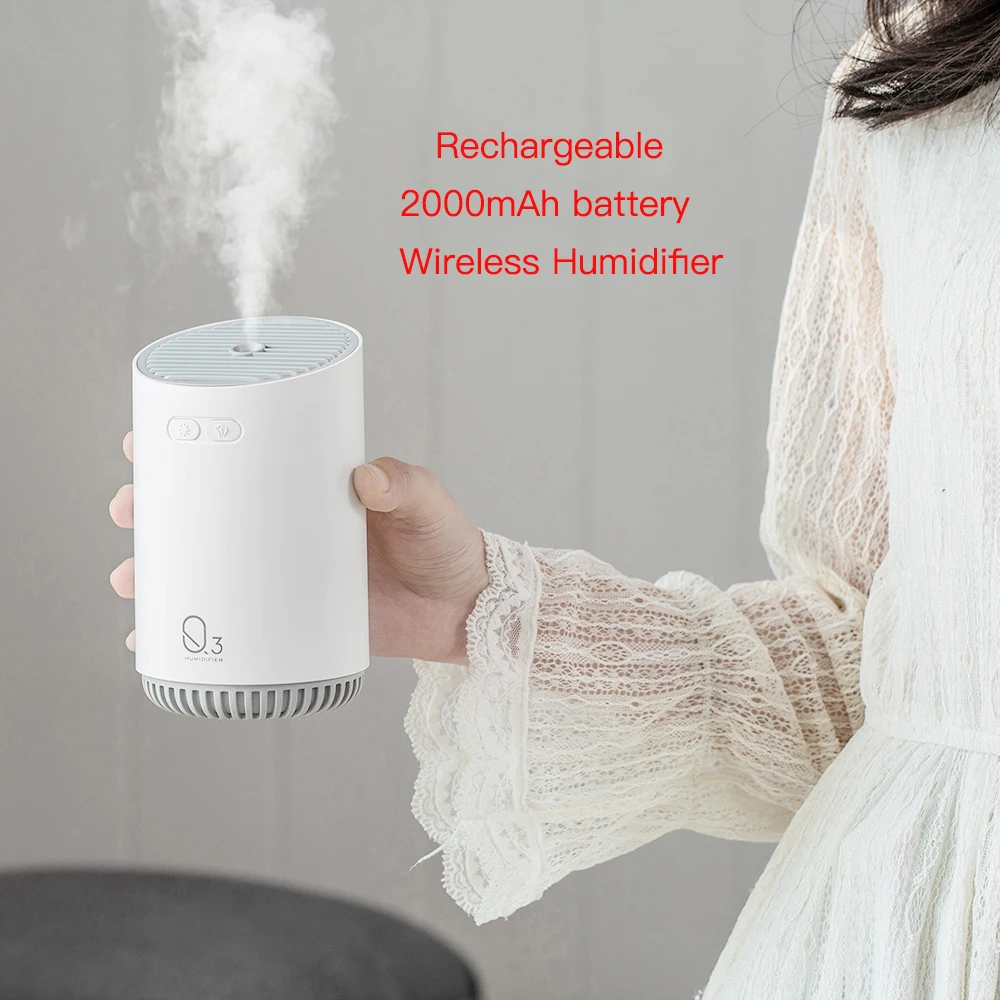 Wireless Portable Humidifier 320ML USB Ultrasonic Aroma Diffuser 2000mAh Battery Rechargeable Humidifier with Atmosphere Lamp
Wireless Portable Humidifier 320ML USB Ultrasonic Aroma Diffuser 2000mAh Battery Rechargeable Humidifier with Atmosphere Lamp