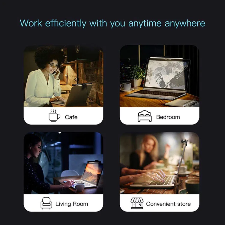 2021 Laptop Computer Screenbar Monitor Lamp Notbook Hanging Light 26cm Eye Protection Office Study Reading Light For LCD Monitor
2021 Laptop Computer Screenbar Monitor Lamp Notbook Hanging Light 26cm Eye Protection Office Study Reading Light For LCD Monitor