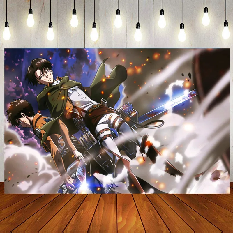 Customizable Attack On Titan Kids Birthday Decorations Photography Backgrounds Vinyl Cloth Photo Shootings Baby Shower Backdrops
Customizable Attack On Titan Kids Birthday Decorations Photography Backgrounds Vinyl Cloth Photo Shootings Baby Shower Backdrops