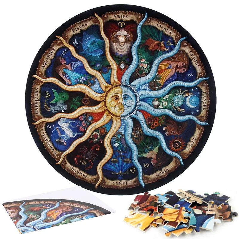 Adult Puzzle 1000 Pieces Toy Zodiac Constellation Palace Wholesale Decompression Painting | Игрушки и хобби