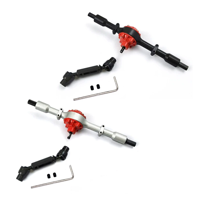 2Set Metal Rear Bridge Axle With Steel Gear For WPL D12 B14 B24 B16 B36 C14 C24 C34 C44 Silver & Black
2Set Metal Rear Bridge Axle With Steel Gear For WPL D12 B14 B24 B16 B36 C14 C24 C34 C44 Silver & Black