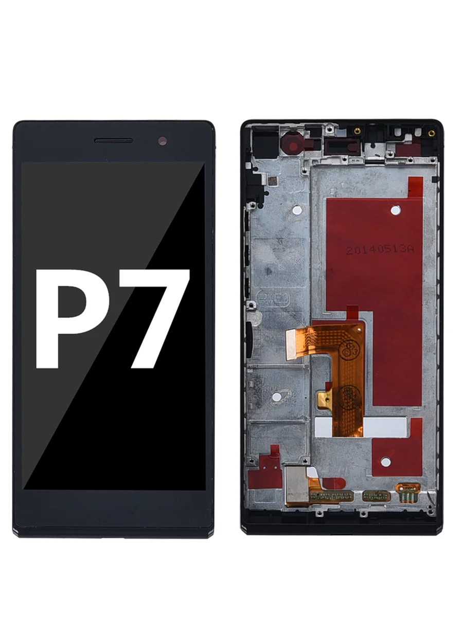 OEM For HUAWEI P7 LCD Display Touch Screen Digitizer Assembly with Frame Replacement With Frame LCD