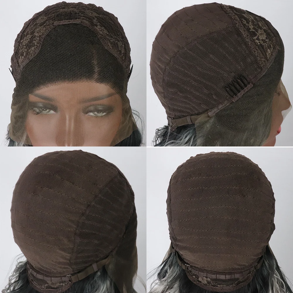 Braided Hair Synthetic 13*4 Lace Front Wig For Black Women Wigs Blonde Ladies Africa Braids 26 inches | Шиньоны и парики