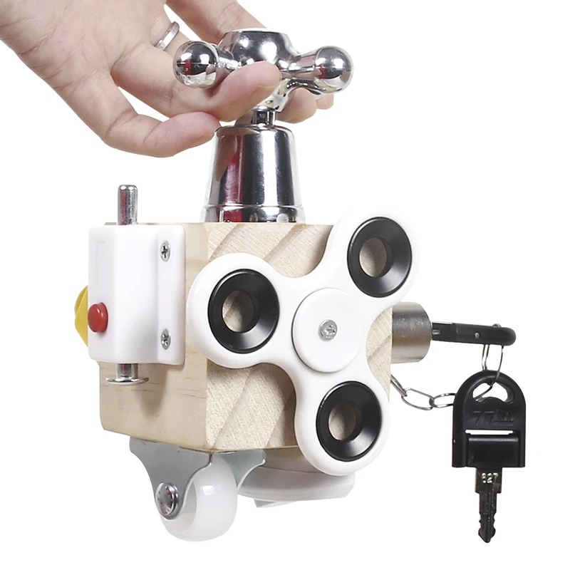 Wooden Busy Cube 6 in 1 Hands-on Ability Training Switch Screw Lock Box Baby Early Learning Montessori Educational Toys
Wooden Busy Cube 6 in 1 Hands-on Ability Training Switch Screw Lock Box Baby Early Learning Montessori Educational Toys