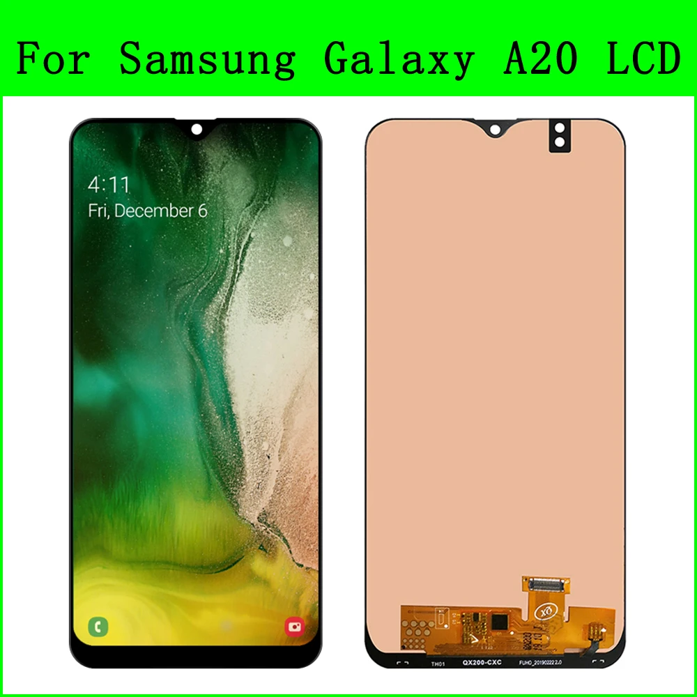 TFT/ AMOLED for Samsung Galaxy A20 A205G/DS A205F/DS A205GN/DS LCD touch screen digital assembly test 100% quality AAA
TFT/ AMOLED for Samsung Galaxy A20 A205G/DS A205F/DS A205GN/DS LCD touch screen digital assembly test 100% quality AAA