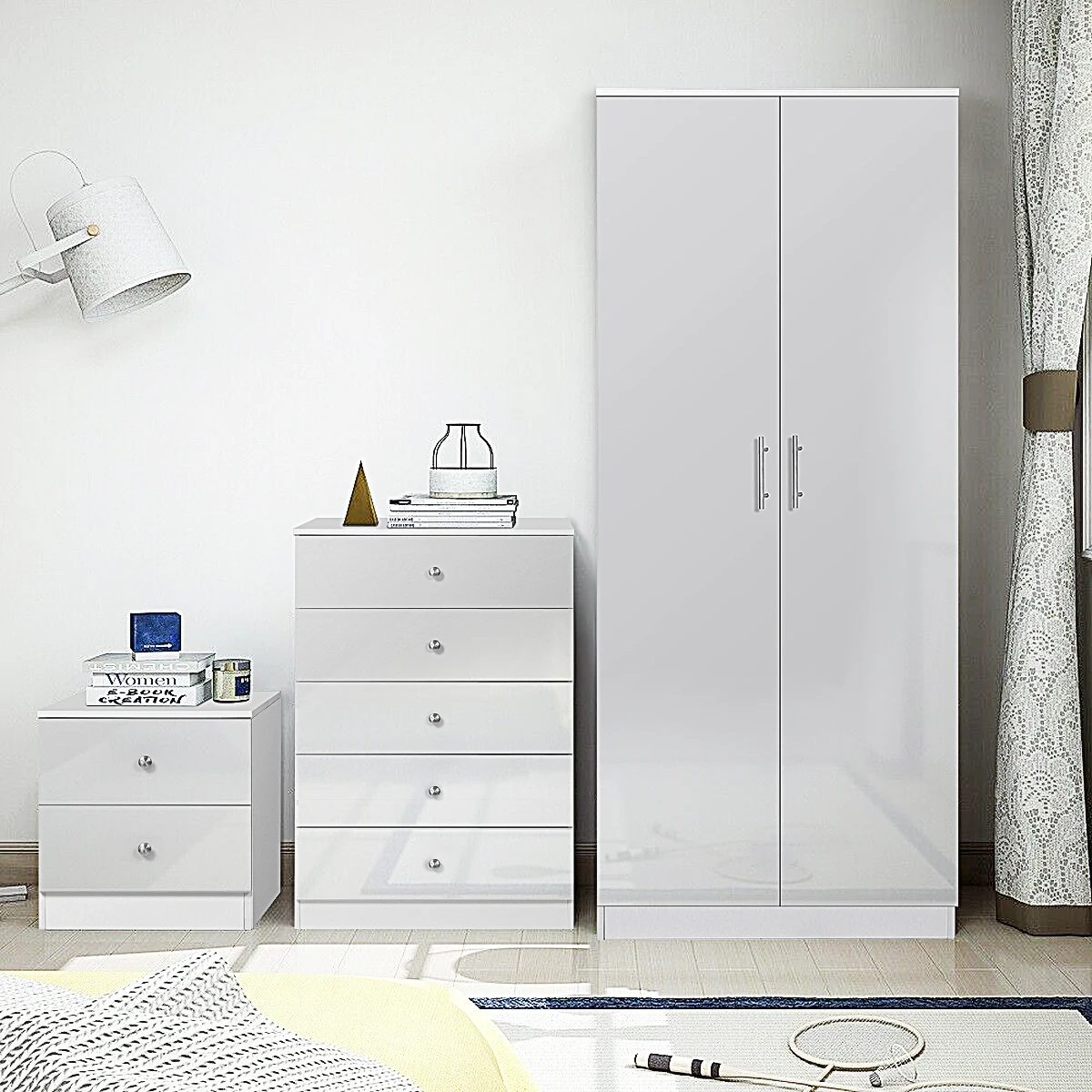 Living Room Furniture Nightstand Modern Bedside Table Living Room Cabinet Storage Organizer Wardrobe High Gloss Drawers muebles
Living Room Furniture Nightstand Modern Bedside Table Living Room Cabinet Storage Organizer Wardrobe High Gloss Drawers muebles