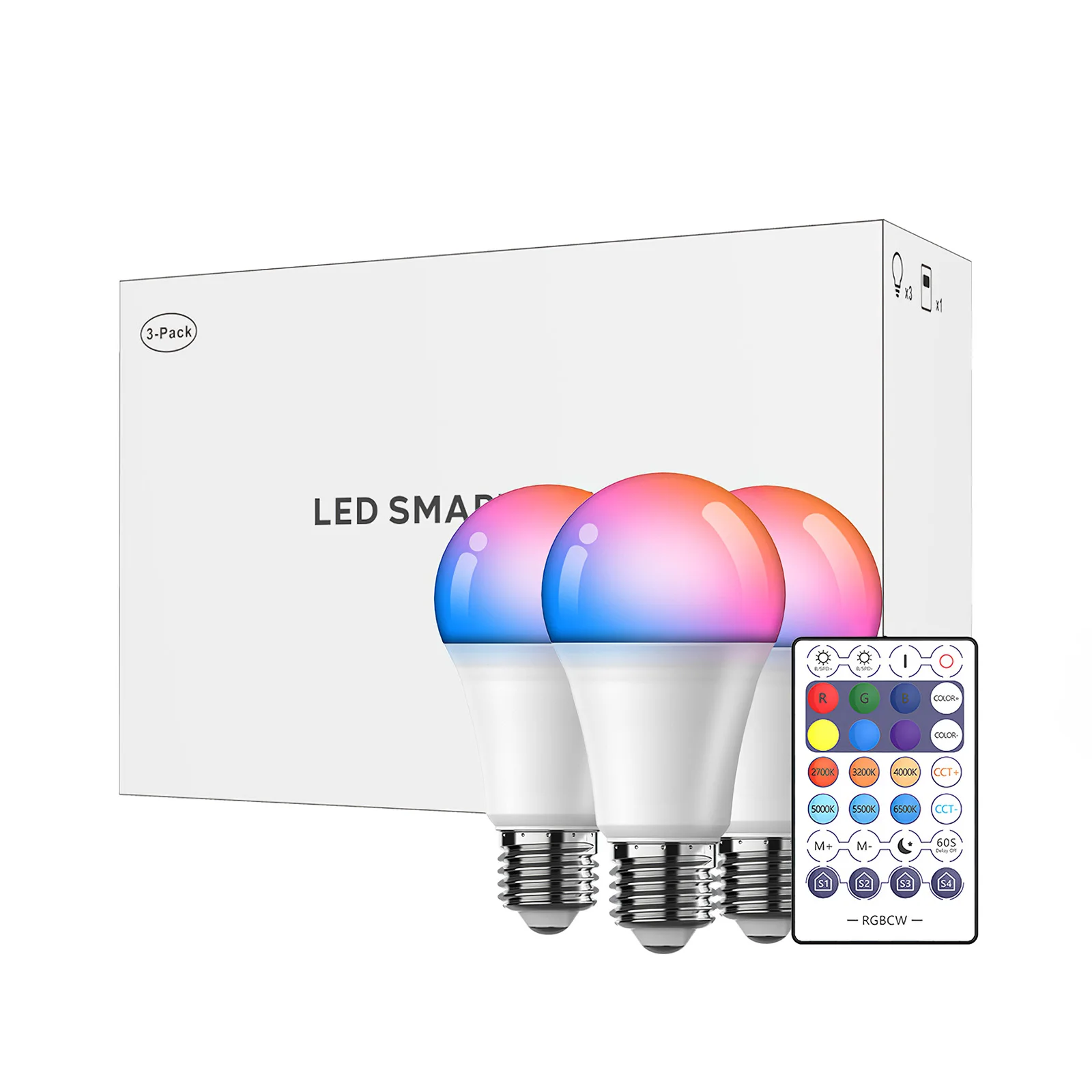 3 шт. RGB беспроводные смарт-лампы 9W 10W 110V 220V Три режима Wi-Fi светодиодный лампы Bluetooth голосовой Управление E27 светильник накаливания с регулируе...
3 шт. RGB беспроводные смарт-лампы 9W 10W 110V 220V Три режима Wi-Fi светодиодный лампы Bluetooth голосовой Управление E27 светильник накаливания с регулируе...
