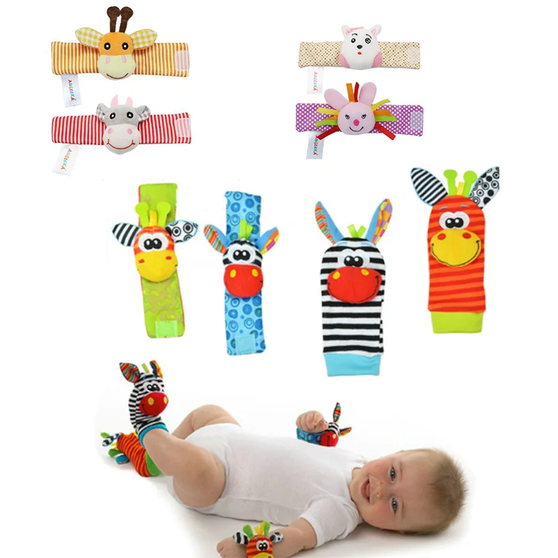 Cartoon Plush Socks Wrist Strap Rattles Baby Toys Wristbands Infant Soft Rattle Set Baby Sensory Foot Finder Toys Gift Hоски
Cartoon Plush Socks Wrist Strap Rattles Baby Toys Wristbands Infant Soft Rattle Set Baby Sensory Foot Finder Toys Gift Hоски