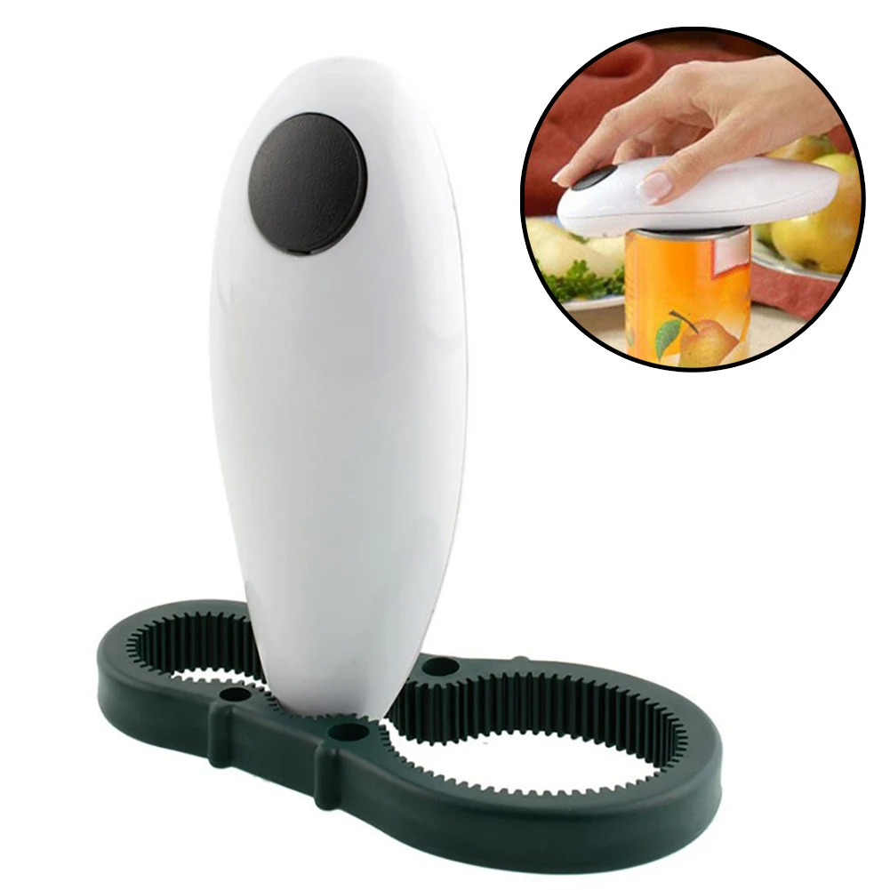 Automatic Electric Can Opener One Touch Cordless Kitchen Ware One Touch Electric Auto Hands Free Jar Can Tin Opener Safe
Automatic Electric Can Opener One Touch Cordless Kitchen Ware One Touch Electric Auto Hands Free Jar Can Tin Opener Safe