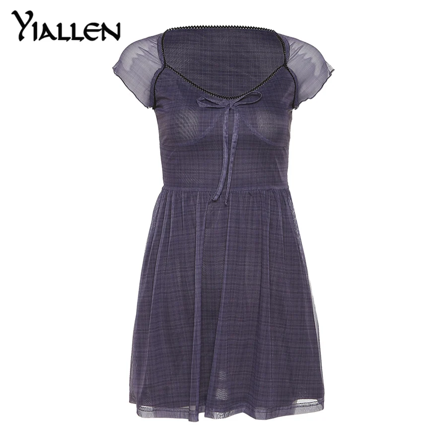 Yiallen Gothic Plaid Lace Up Women Dress Harajuku Short Sleeve A Line Party Sexy Mini Dress Summer Fashion Streetwear Hot
Yiallen Gothic Plaid Lace Up Women Dress Harajuku Short Sleeve A Line Party Sexy Mini Dress Summer Fashion Streetwear Hot
