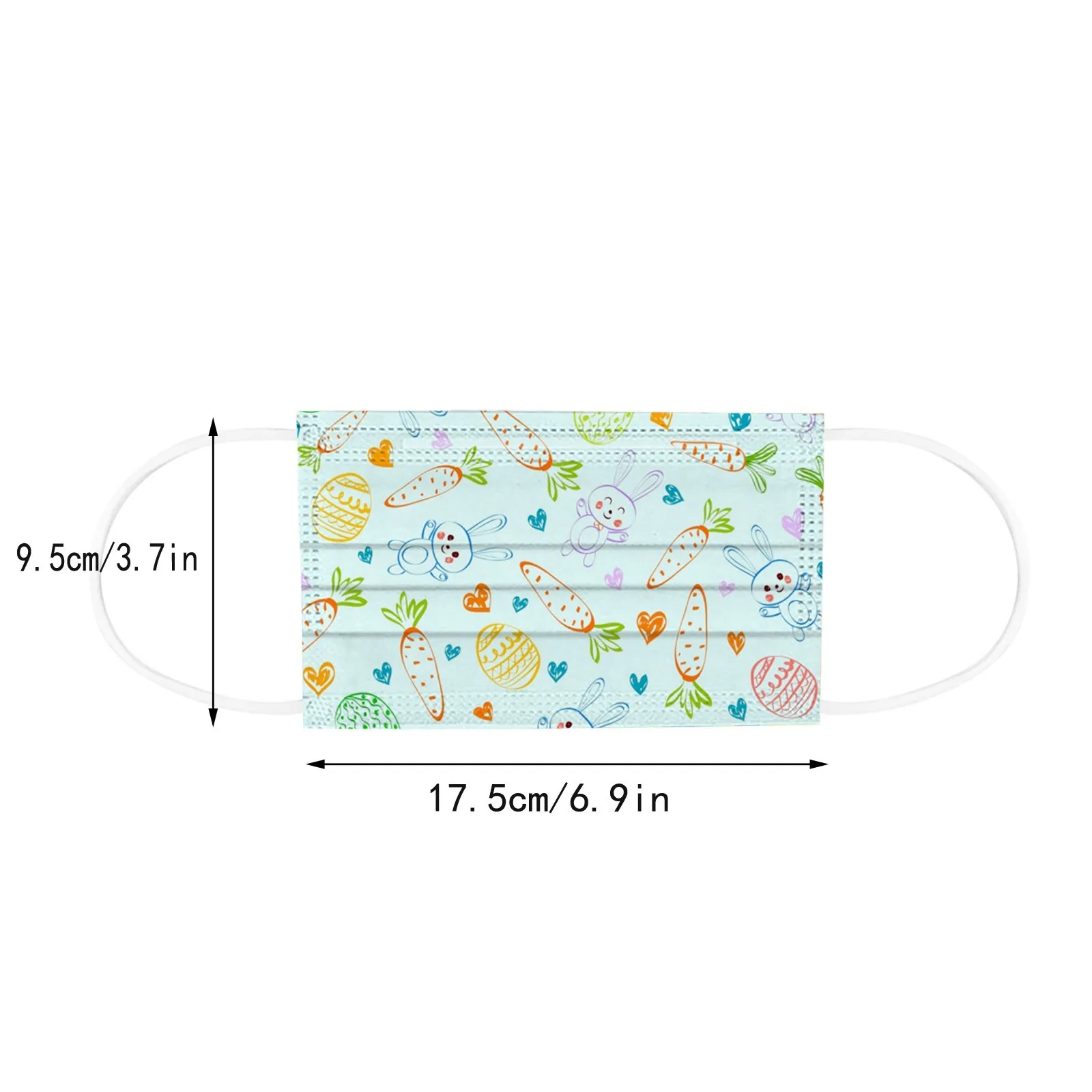 50PCS Adult Easter Rabbit Printing Three-Layer Disposable Protective Mask Easter eggs Bunny Print Mask Bandage Face sunscreen
50PCS Adult Easter Rabbit Printing Three-Layer Disposable Protective Mask Easter eggs Bunny Print Mask Bandage Face sunscreen