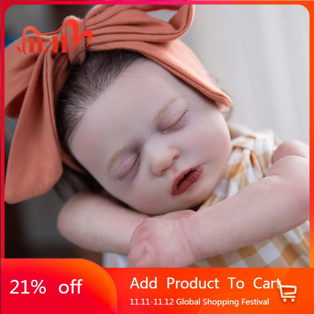 Cute Doll 20" SYKA Lifelike Reborn Baby Doll Soft Silicone Vinyl Dolls Toy For Child Birthday Reborn Baby Doll
Cute Doll 20" SYKA Lifelike Reborn Baby Doll Soft Silicone Vinyl Dolls Toy For Child Birthday Reborn Baby Doll