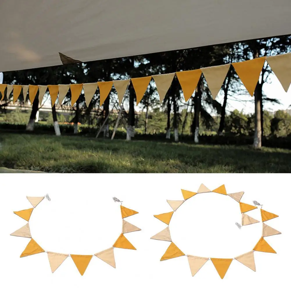 Triangle Flags Banner Waterproof Lanyard Tent Bunting White Triangle Flags Banner Festival Party Decor for Outdoor Camping 
Triangle Flags Banner Waterproof Lanyard Tent Bunting White Triangle Flags Banner Festival Party Decor for Outdoor Camping