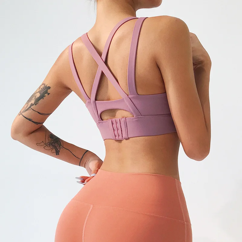Sports Bra Woman Shockproof No Rims Double Shoulder Tight Slim Beautiful Back High-Intensity Fitness Sexy Top Underwear 2021
Sports Bra Woman Shockproof No Rims Double Shoulder Tight Slim Beautiful Back High-Intensity Fitness Sexy Top Underwear 2021