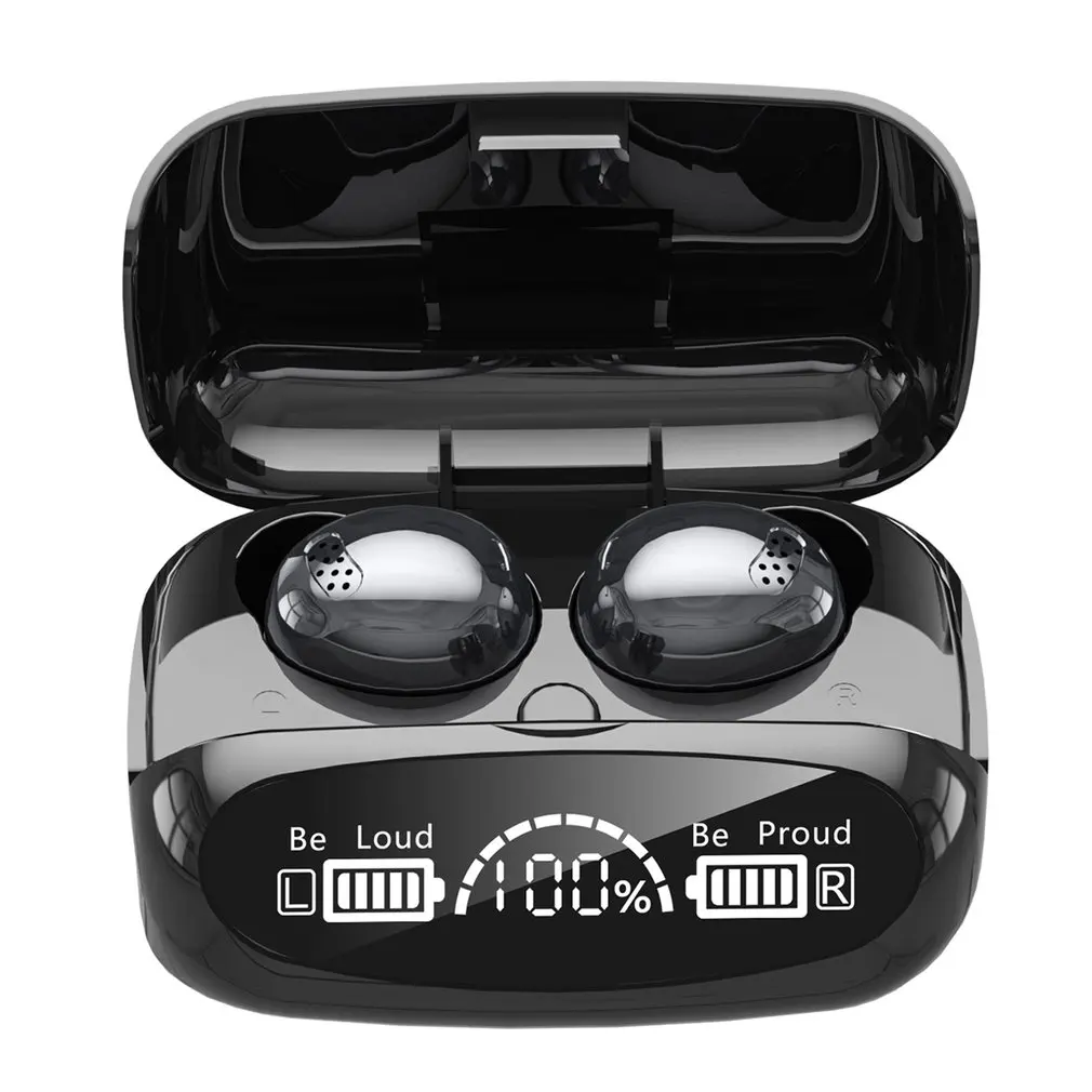 TWS Bluetooth-compatible Earphones Bone Conduction with Microphone 9D Stereo Earbud Wireless 1200mAh Charging Box Sport Headsets
TWS Bluetooth-compatible Earphones Bone Conduction with Microphone 9D Stereo Earbud Wireless 1200mAh Charging Box Sport Headsets