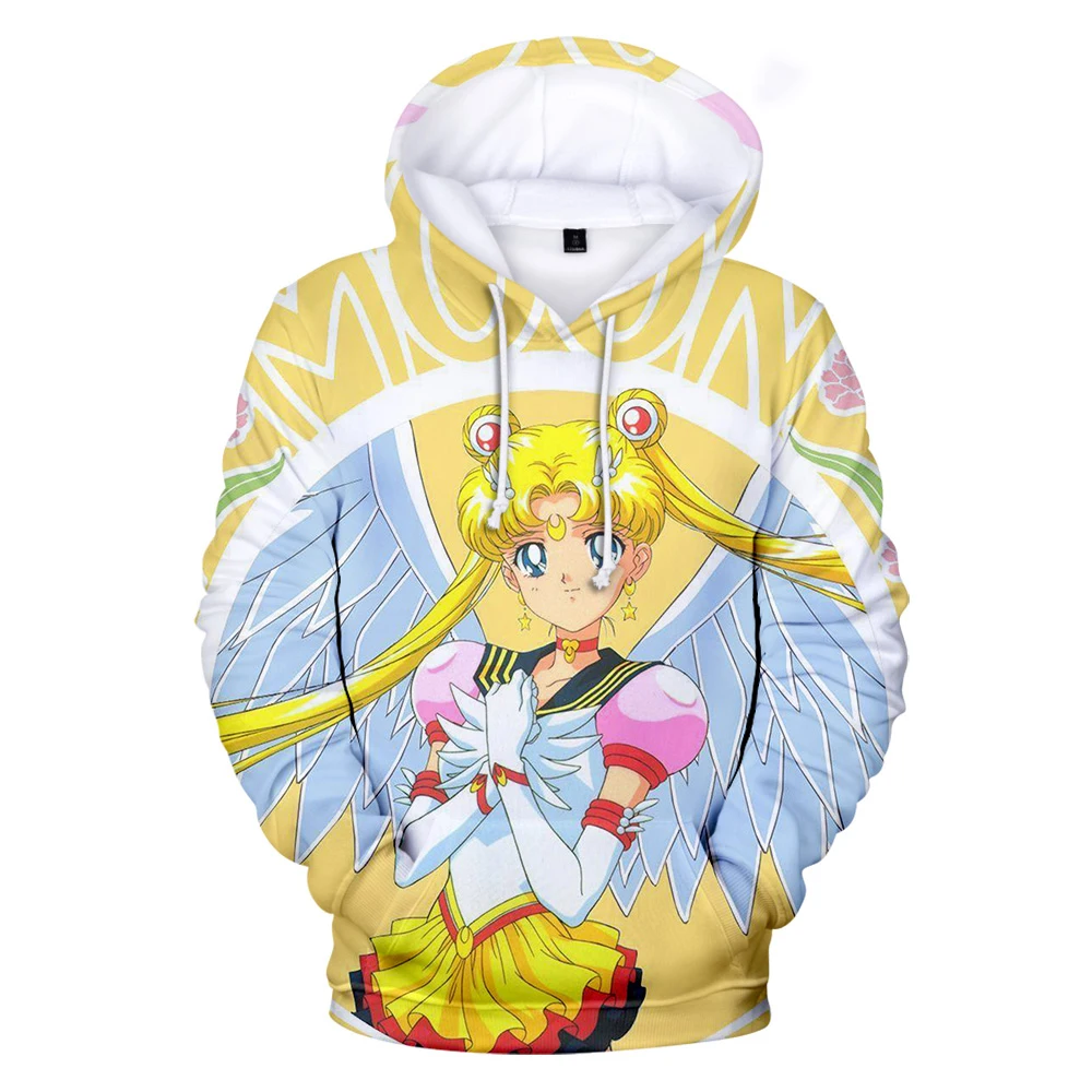 Sailor Moon Hoodie Men'S Women'S Cartoon Hooded Clothes Men'S Women'S Pretty Girls Sportswear Winter Fashion Anime Sweater 2021
Sailor Moon Hoodie Men'S Women'S Cartoon Hooded Clothes Men'S Women'S Pretty Girls Sportswear Winter Fashion Anime Sweater 2021