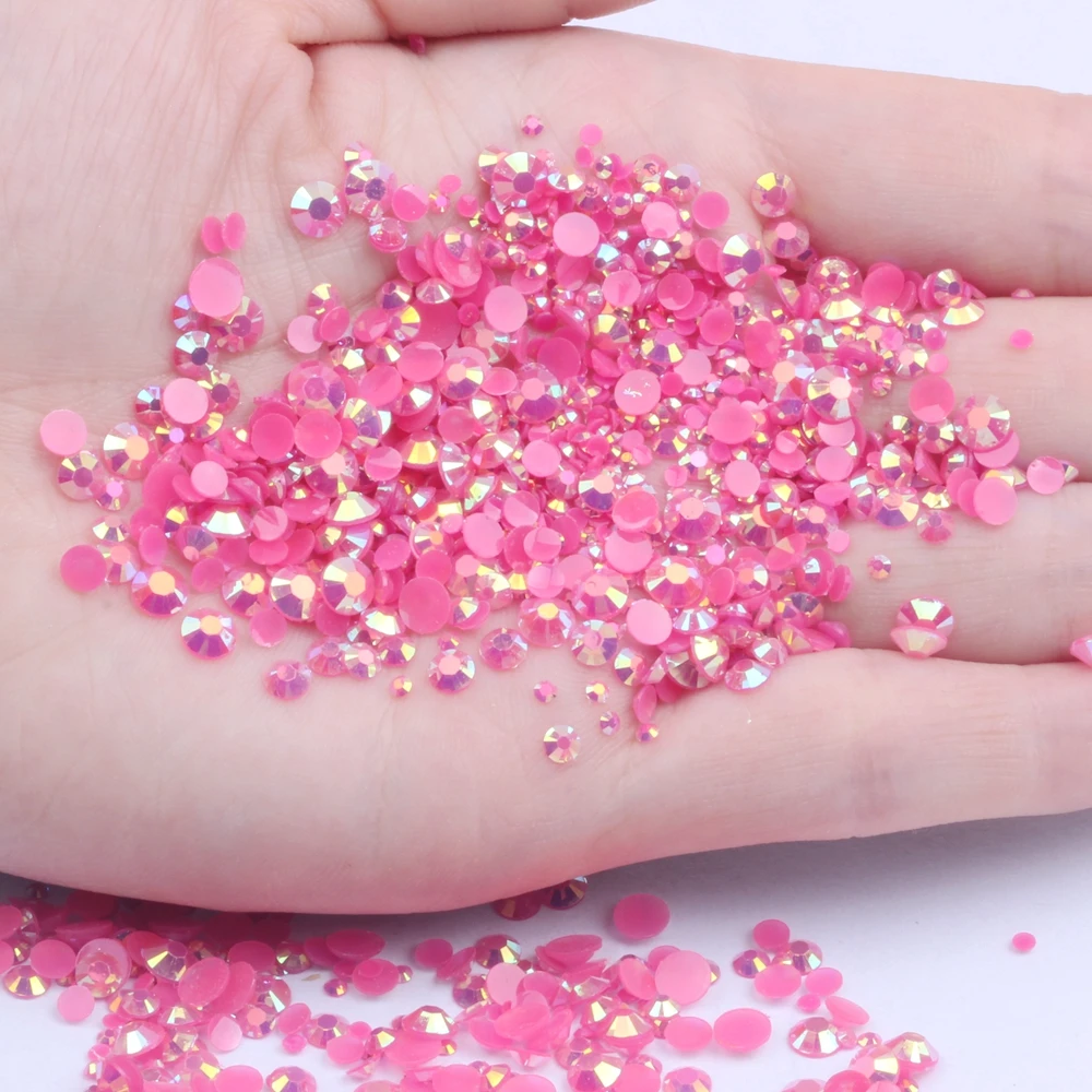 Resin Rhinestones Dark Rose AB 2mm-6mm 10000-50000pcs Non Hotfix Nail Art Tips Glitter Beads DIY Wedding Dress Decorations
Resin Rhinestones Dark Rose AB 2mm-6mm 10000-50000pcs Non Hotfix Nail Art Tips Glitter Beads DIY Wedding Dress Decorations
