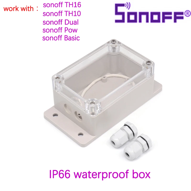 Водонепроницаемая распределительная коробка Sonoff IP66 водонепроницаемый чехол для