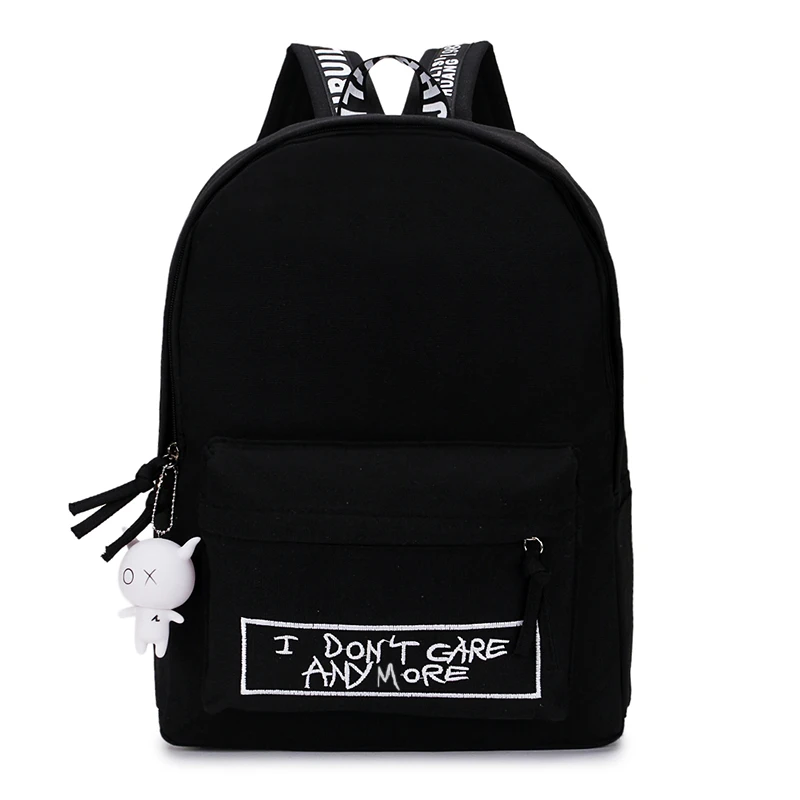 Canvas Backpack Harajuku Style Women Backpack Doll Pendant Shoulder Bag High Quality Girl School Backpack Mochila Bagpack
Canvas Backpack Harajuku Style Women Backpack Doll Pendant Shoulder Bag High Quality Girl School Backpack Mochila Bagpack