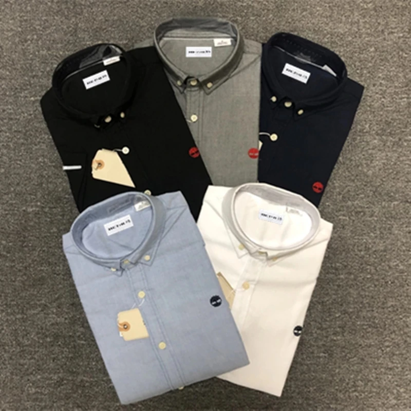 Homme High Quality Timb Top Tree 100% Cotton Thick Camisa Masculina Men Short Sleeve Dress Shirts Fashion Casual Hombre
Homme High Quality Timb Top Tree 100% Cotton Thick Camisa Masculina Men Short Sleeve Dress Shirts Fashion Casual Hombre