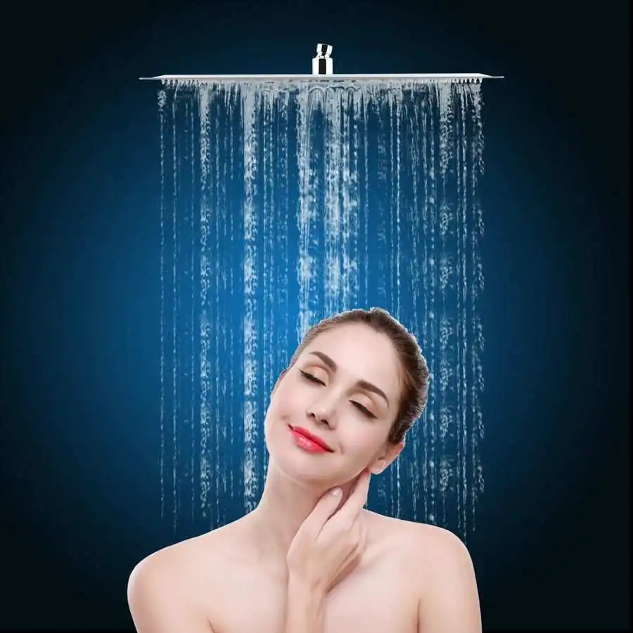 Rainfall Shower Head Square Stainless Steel Top Rainfall Shower Head Bathroom Sprayer Bathroom Accessories
Rainfall Shower Head Square Stainless Steel Top Rainfall Shower Head Bathroom Sprayer Bathroom Accessories