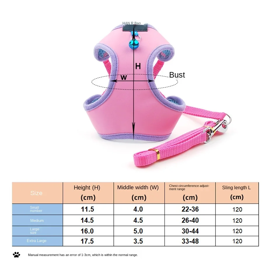 Pet Traction Rope Cat and Dog Vest Type Chest Strap Leather Soft Mesh Chest Back Dog Leash Dog Supplies Small Dog Accessories
Pet Traction Rope Cat and Dog Vest Type Chest Strap Leather Soft Mesh Chest Back Dog Leash Dog Supplies Small Dog Accessories
