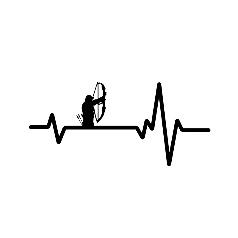 Car stickers Personalized ECG archery hunting car decoration decal ideas apply to various models black/white, 14cm*7cm
Car stickers Personalized ECG archery hunting car decoration decal ideas apply to various models black/white, 14cm*7cm