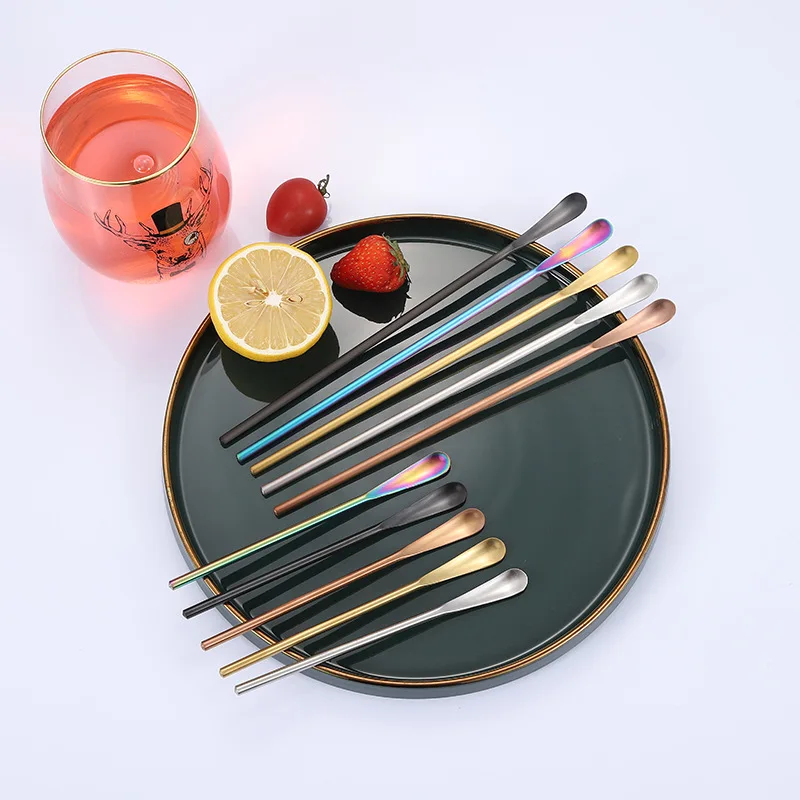 4/6/5 Pcs Long Handle Ice Spoon 23 cm 304 Stainless Steel 15 cm Short Handle Coffee Spoon Colorful Creative Stirring Scoop
4/6/5 Pcs Long Handle Ice Spoon 23 cm 304 Stainless Steel 15 cm Short Handle Coffee Spoon Colorful Creative Stirring Scoop